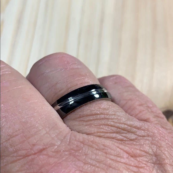 Other - Men Stainless Steel Black /Sliver Color Ring